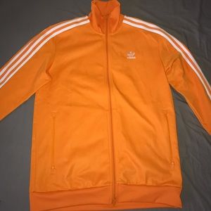 Adidas Orange Tracksuit sweater only